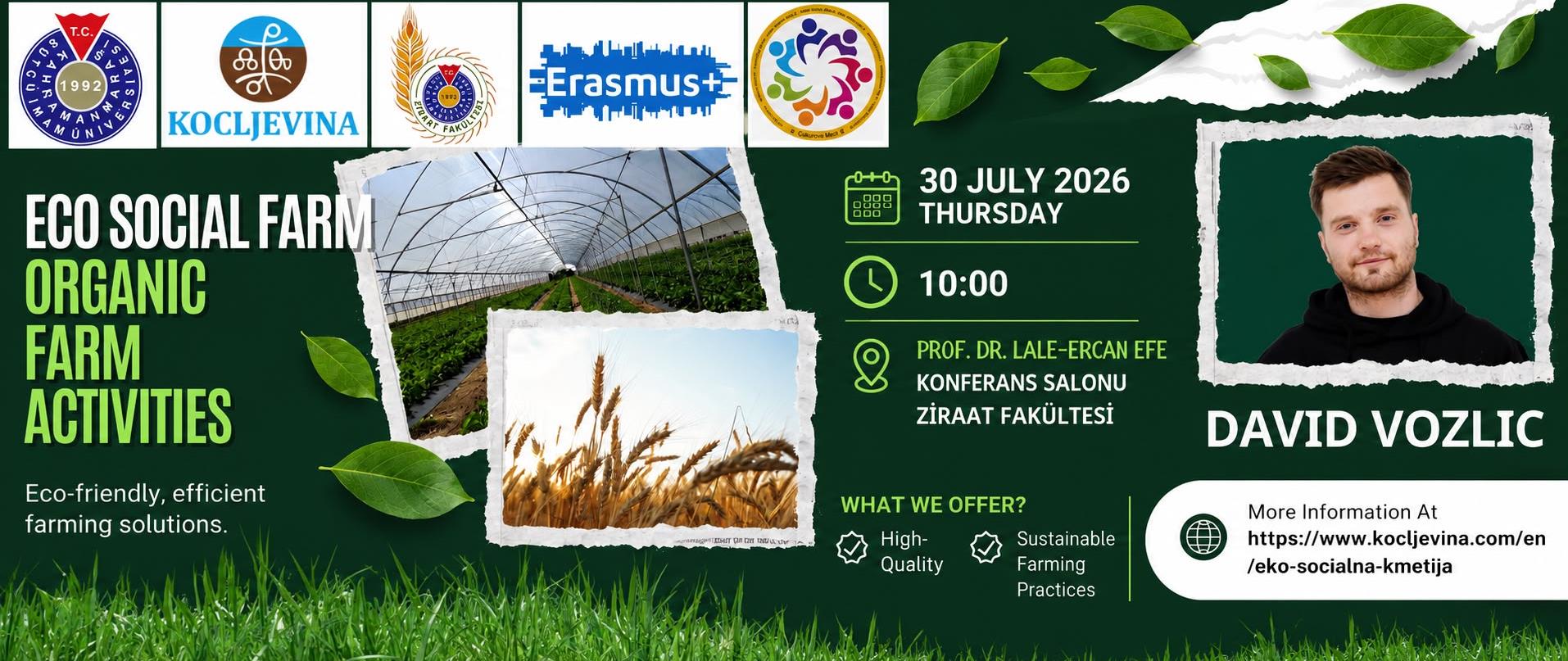 ECO SOCIAL FARM - ORGANIC FARM ACTIVITIES